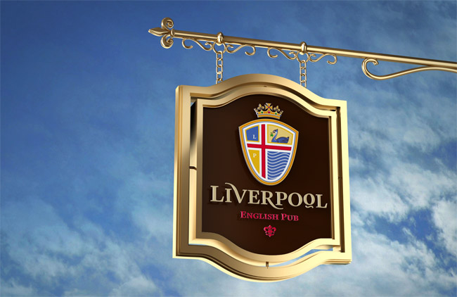 Cảm hứng thiết kế: Bộ nhận diện thương hiệu Liverpool English Pub