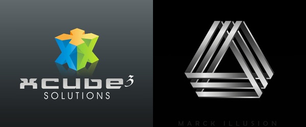 Những logo sử dụng hiệu ứng 3D ấn tượng