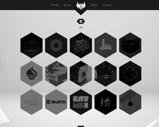 15 ví dụ sử dụng hình Lục giác trong thiết kế web