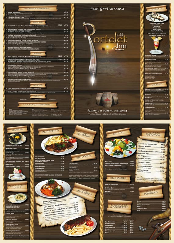 Thiết kế menu quán cafe sáng tạo