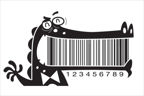 mẫu barcode sáng tạo