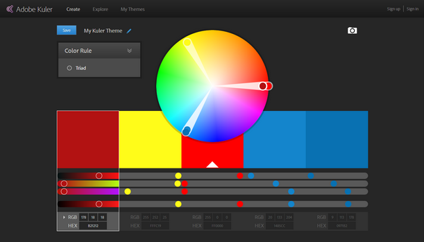 Adobe Kuler Color Wheel