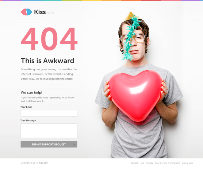 Trang 404 độc đáo