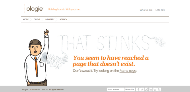 Trang 404 độc đáo