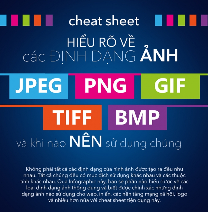 [Infographic] Tìm hiểu các định dạng hình ảnh JPG, PNG, GIF, TIFF và ...